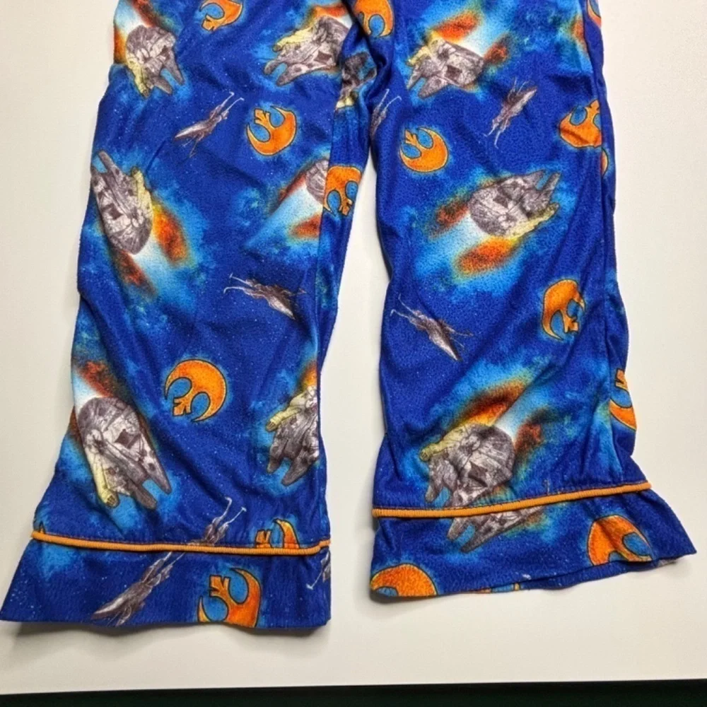 Star Wars Boys Pajama Set Size 8 Top and Bottom